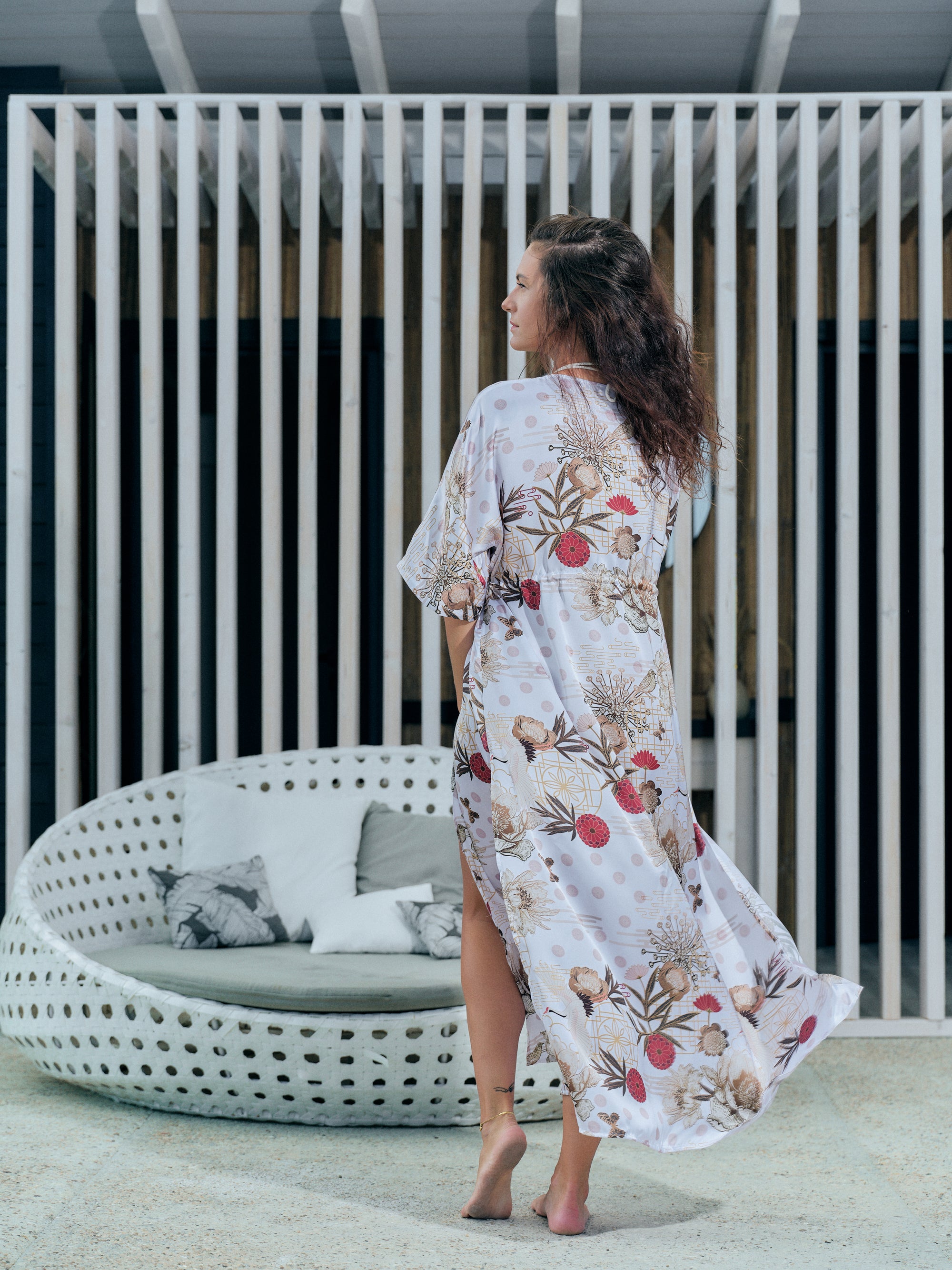 Kōan White Beach Kimono