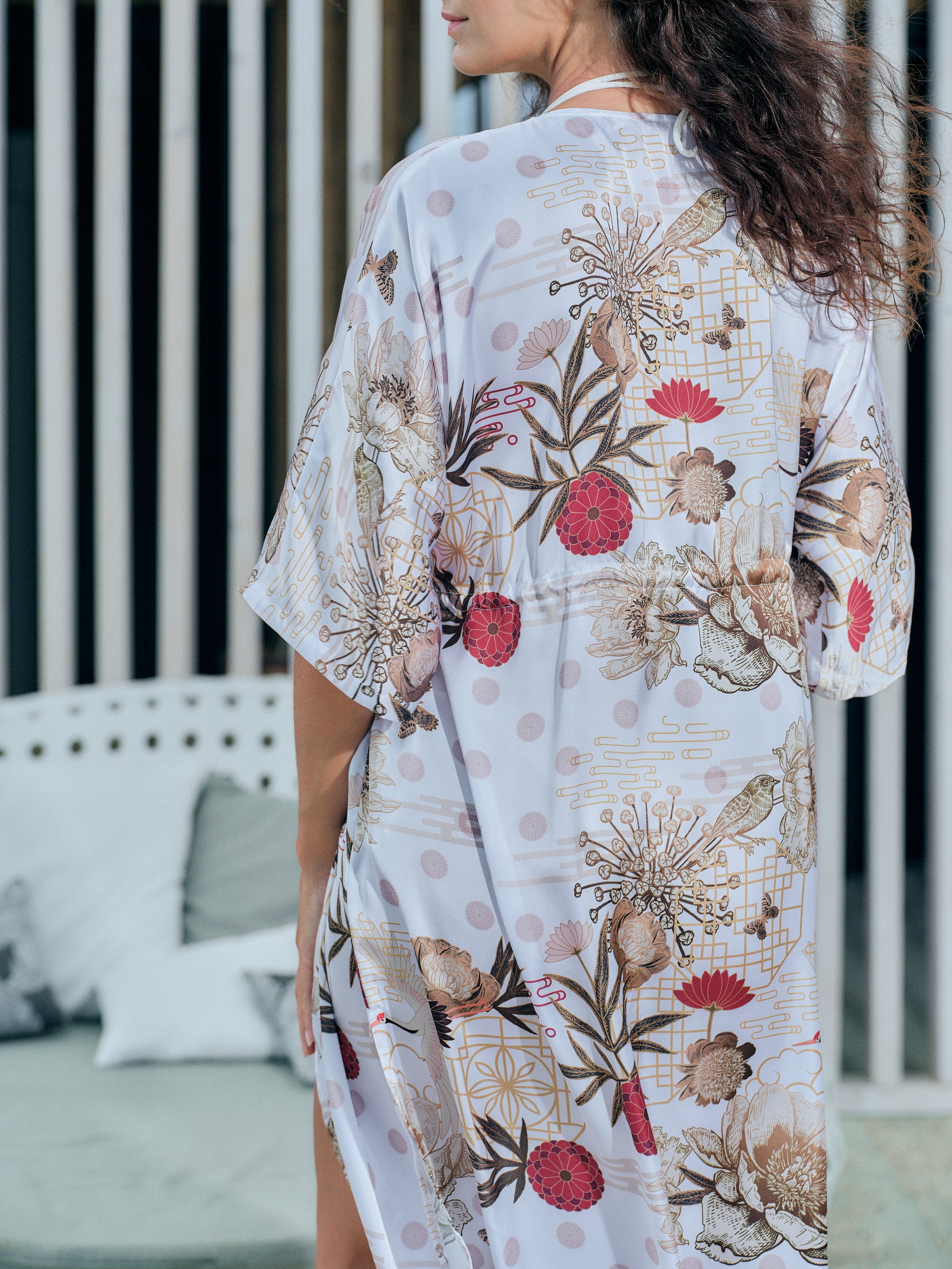 Kōan White Beach Kimono